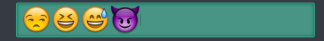 Emoji display and input figure 1